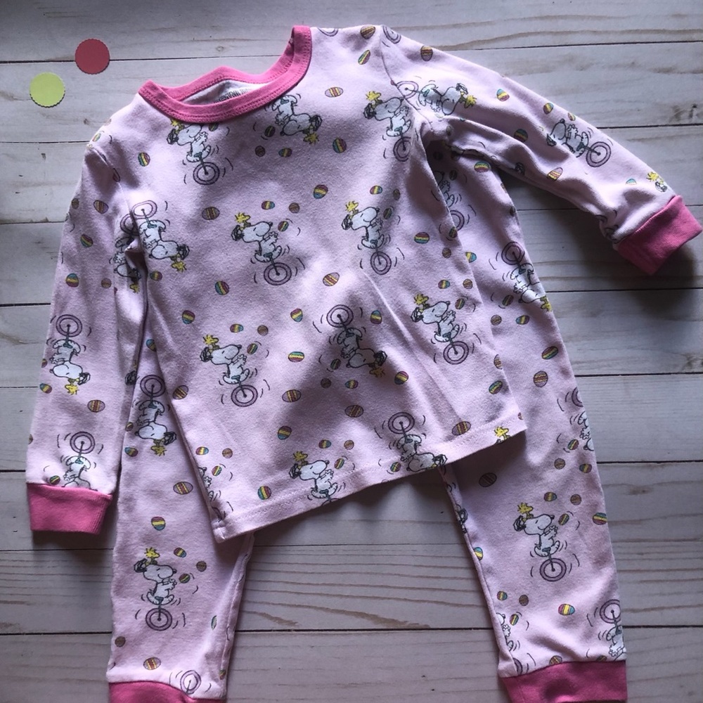 Gap snoopy easter 3t pj set